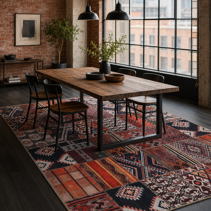 RWDV1013 washable chenille area rug