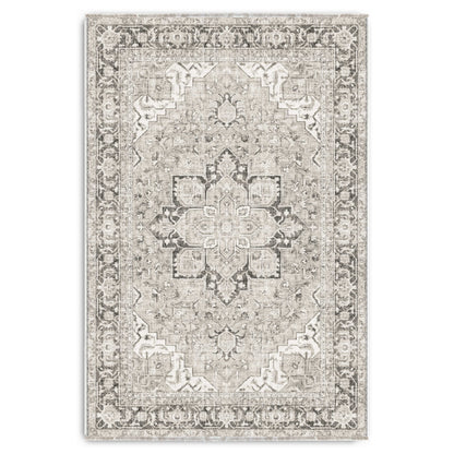 RWK3043403 washable chenille area rug viewed from above