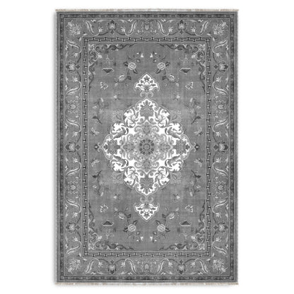 RWK3044403 washable chenille area rug viewed from above