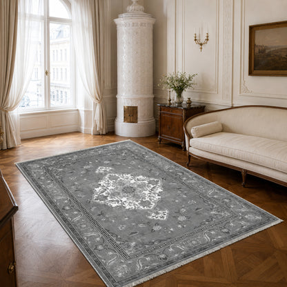 RWK3044403 washable chenille area rug, room scene