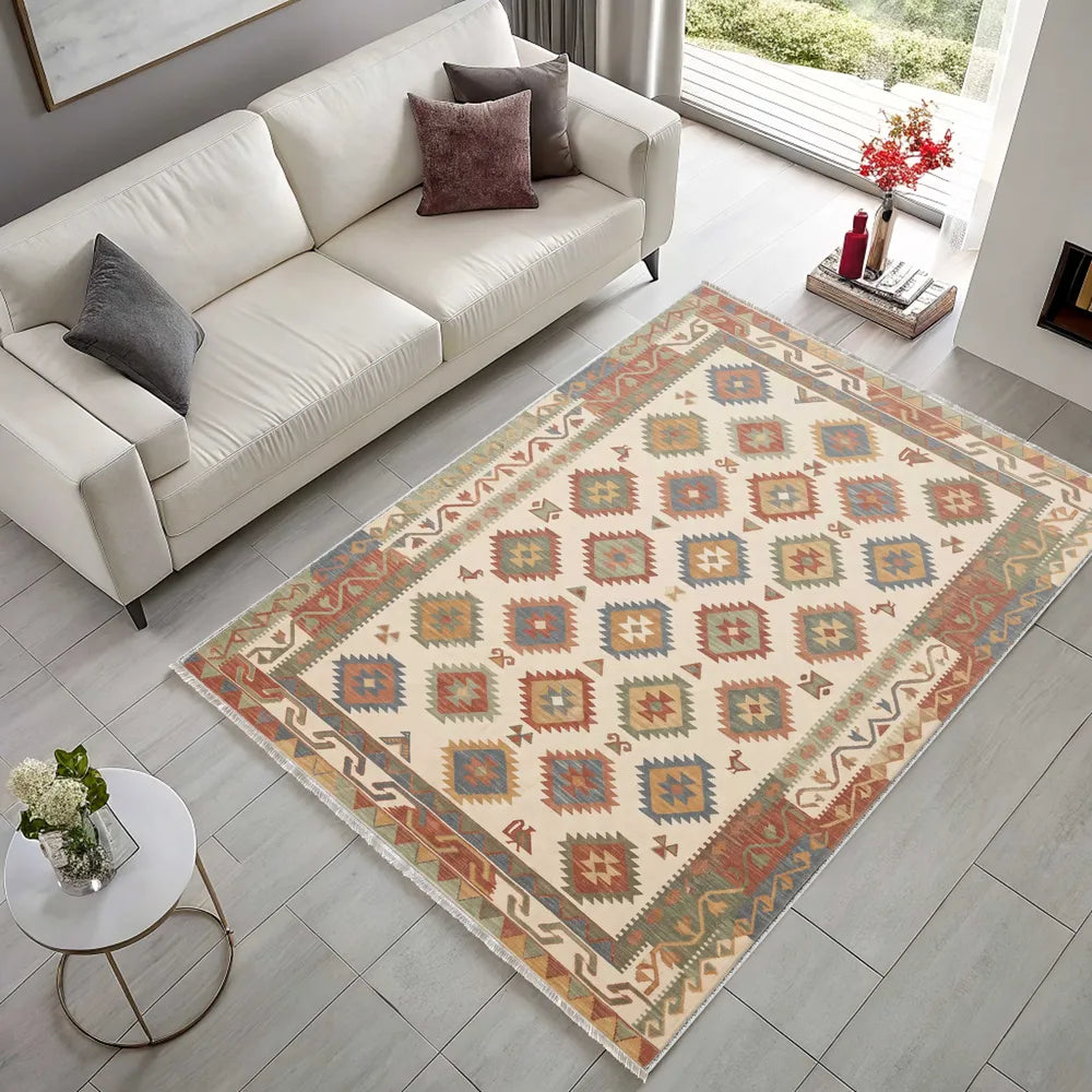 RWK3053 washable chenille area rug