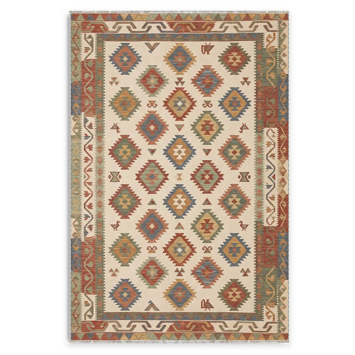 RWK3053 rug — top view on white background