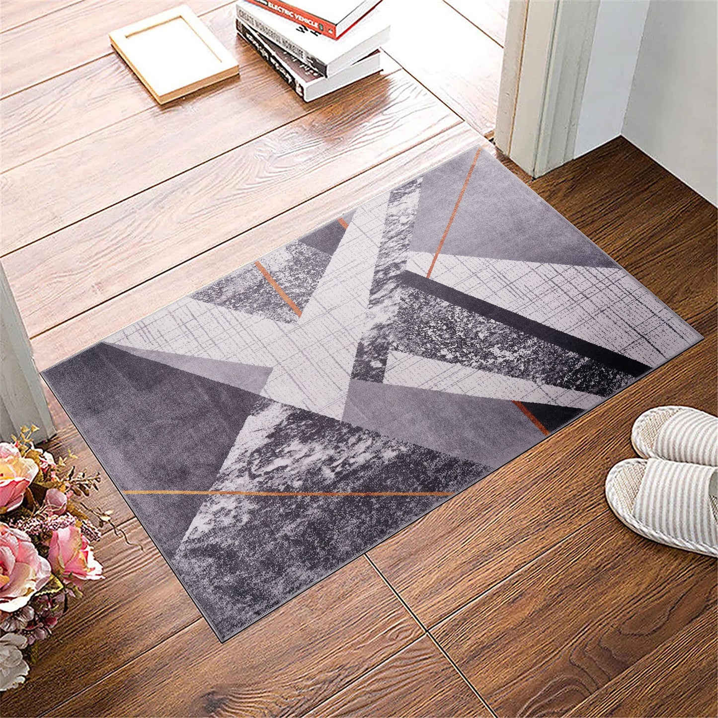 RWNL1005 washable chenille area rug, doormat