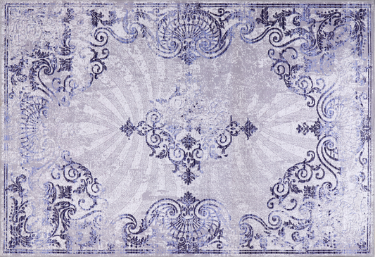 RWNL1009 washable chenille rug texture and pattern detail