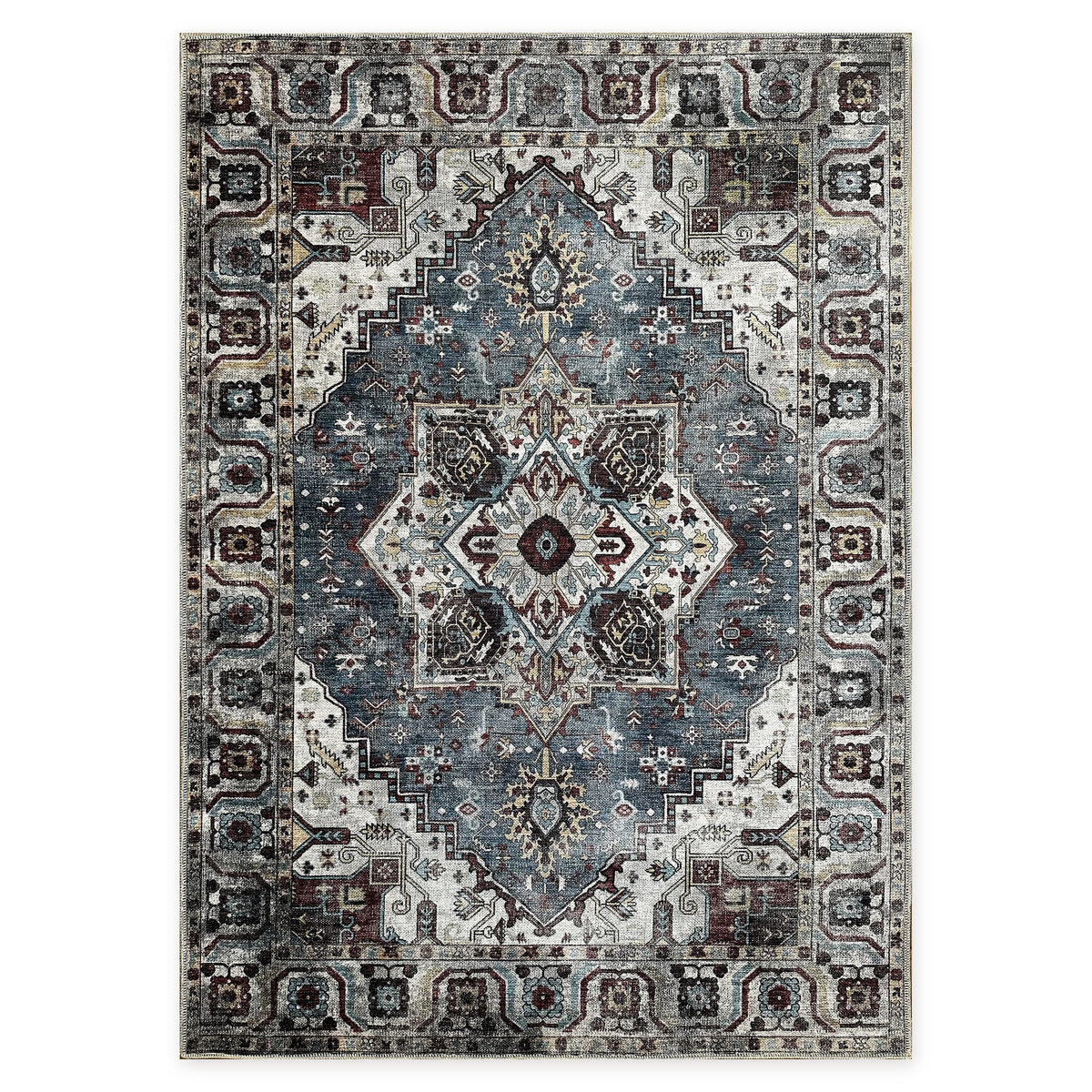 RWNL1014 rug — top view on white background