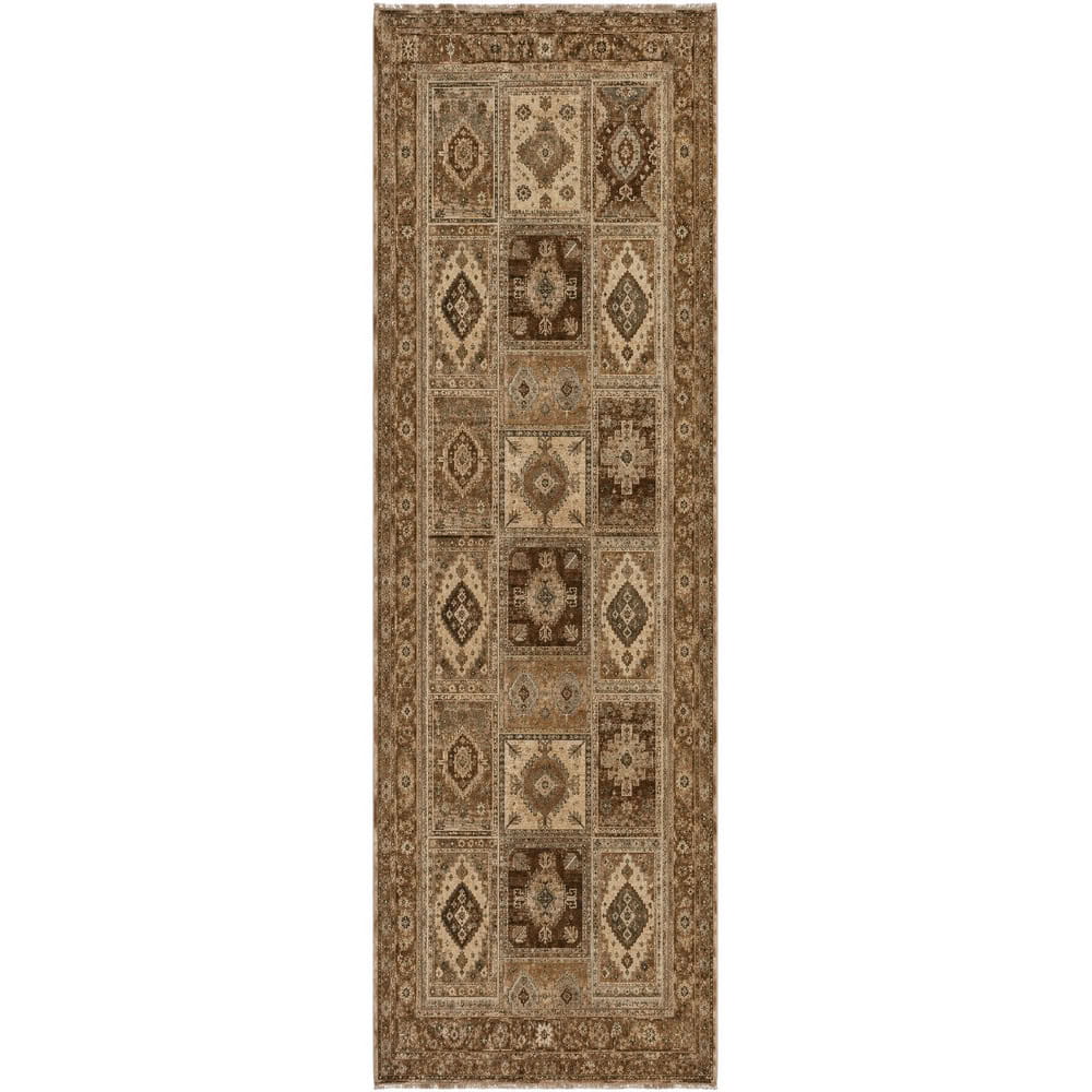 RWPR0001 washable chenille area rug viewed from above