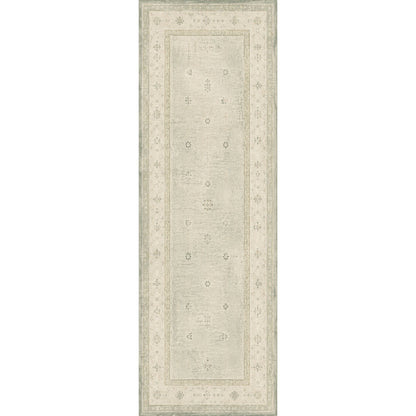 RWPR00010 washable chenille area rug viewed from above