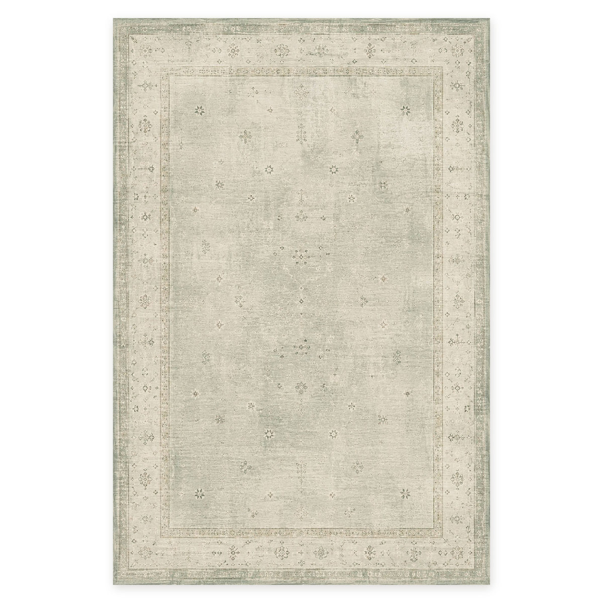 RWPR00010 rug — top view on white background