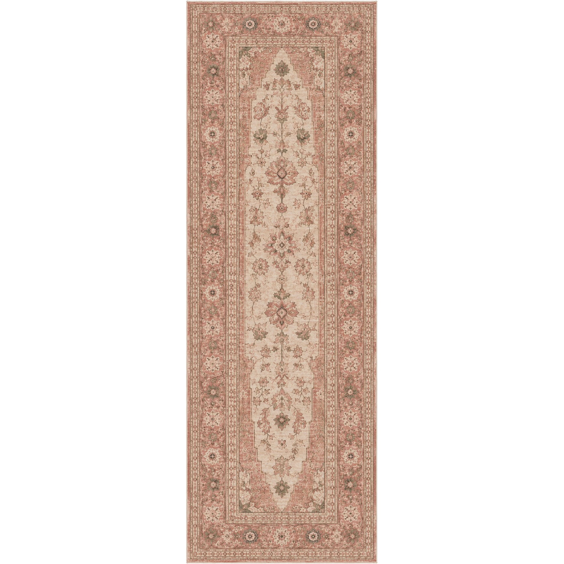 RWPR0002 washable chenille area rug viewed from above