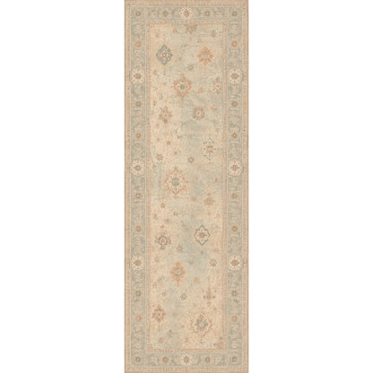RWPR0005 washable chenille area rug viewed from above