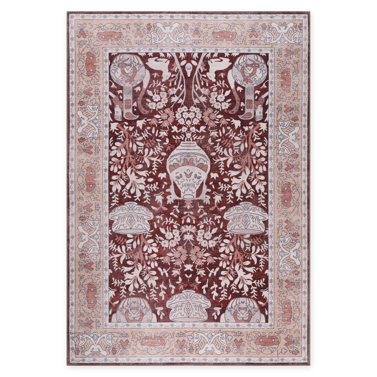 RWR4 rug — top view on white background