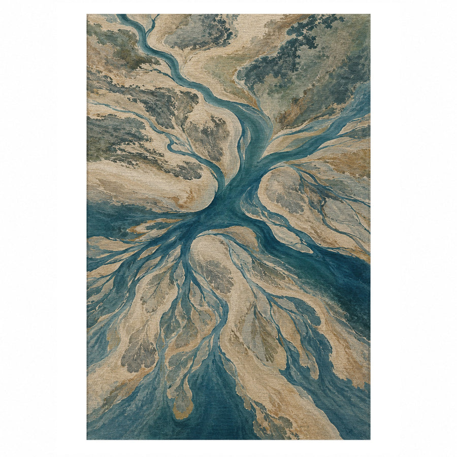 Estuary Fans Washable Rug