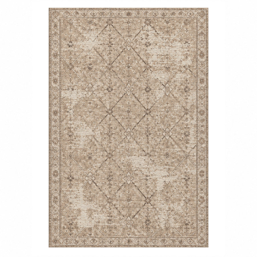 Ghost Lattice Washable Rug