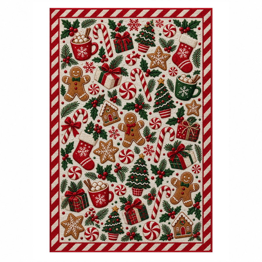 Gingerbread Ivory Washable Rug