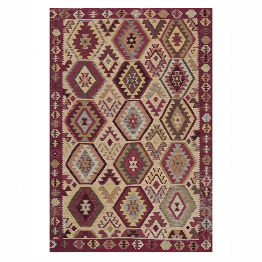 Kilim Hex Washable Rug — Colour Edit 1