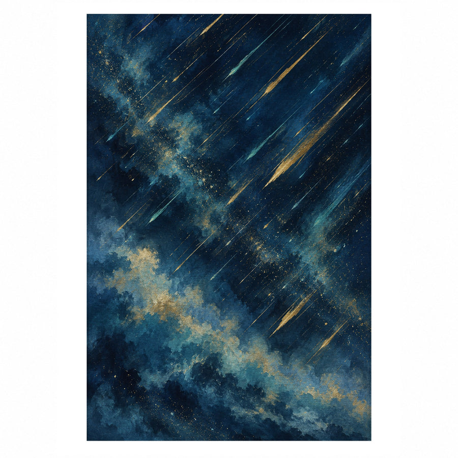 Meteor Trails Washable Rug