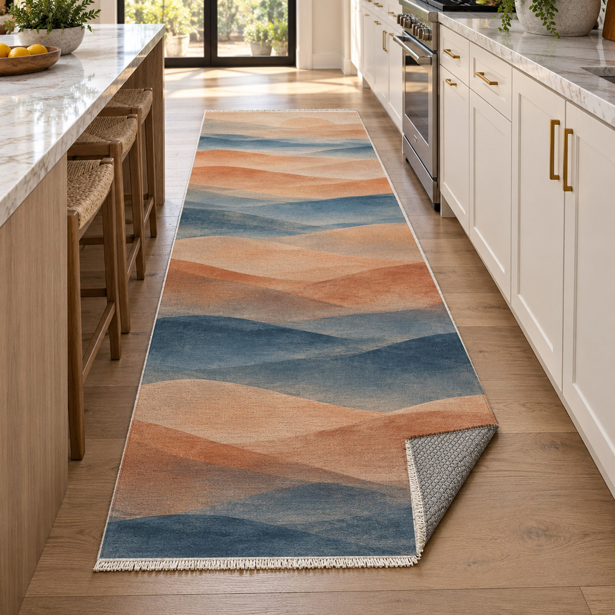 Mirage Layers Modern Washable Rug — new york kitchen runner