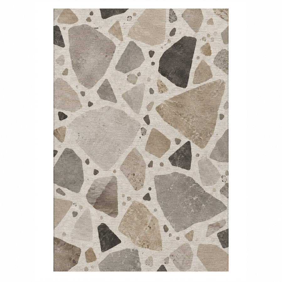 Modern Terrazzo Washable Rug