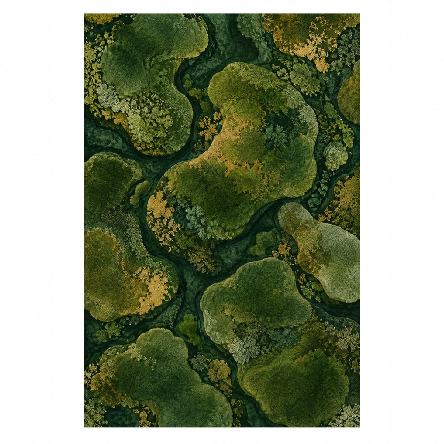 Moss Islands Washable Rug