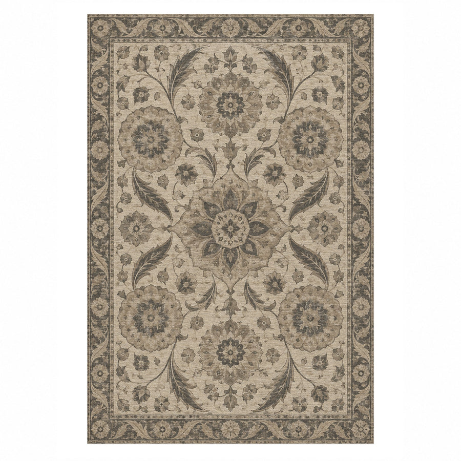 Ottoman Rosettes Washable Rug