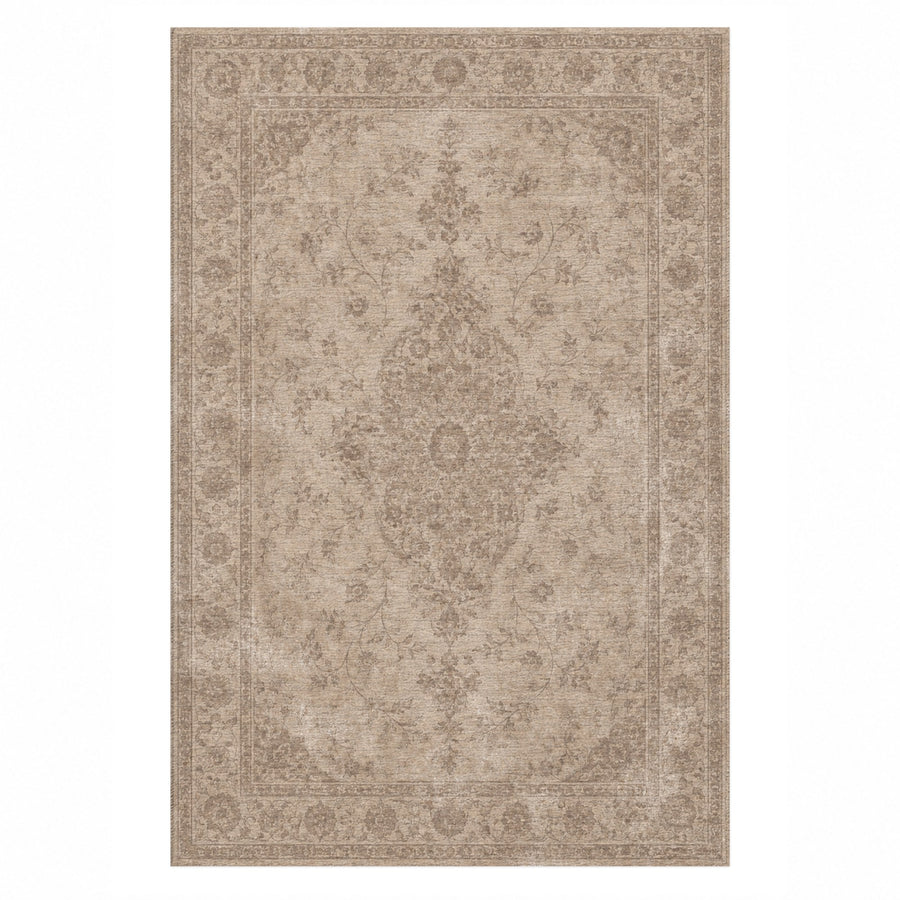 Rosewater Tabriz Washable Rug