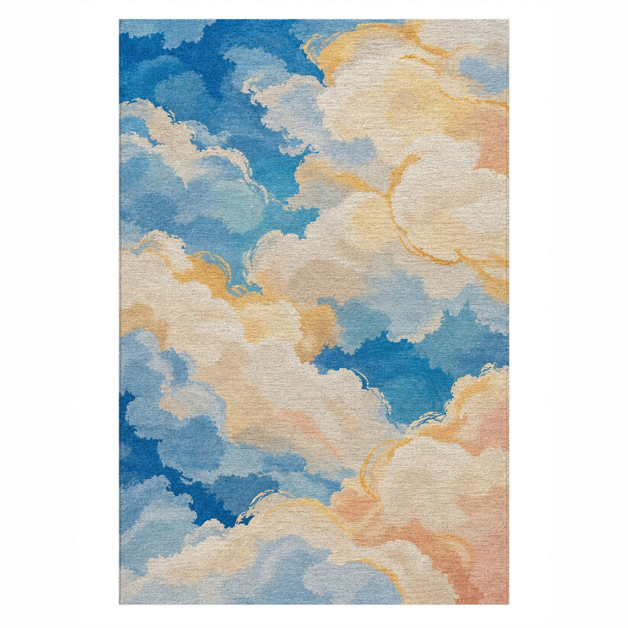 Sky Cloud Washable Rug