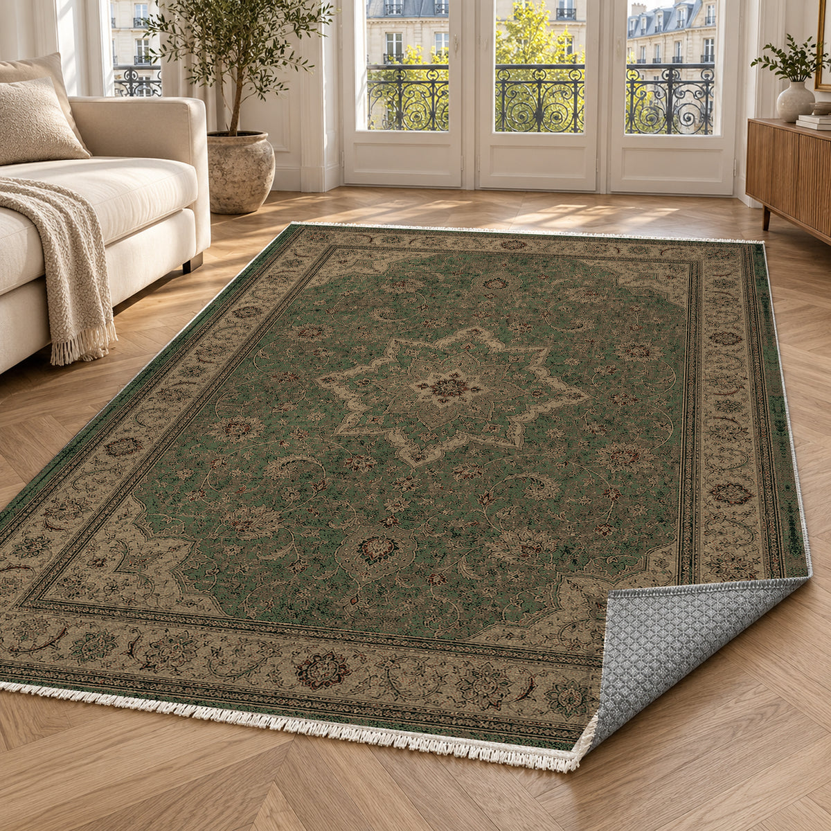 Tabriz Forest Classic Washable Rug — paris living
