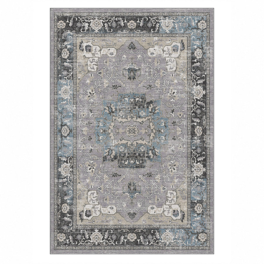 Tabriz Medallion Washable Rug — Colour Edit 2