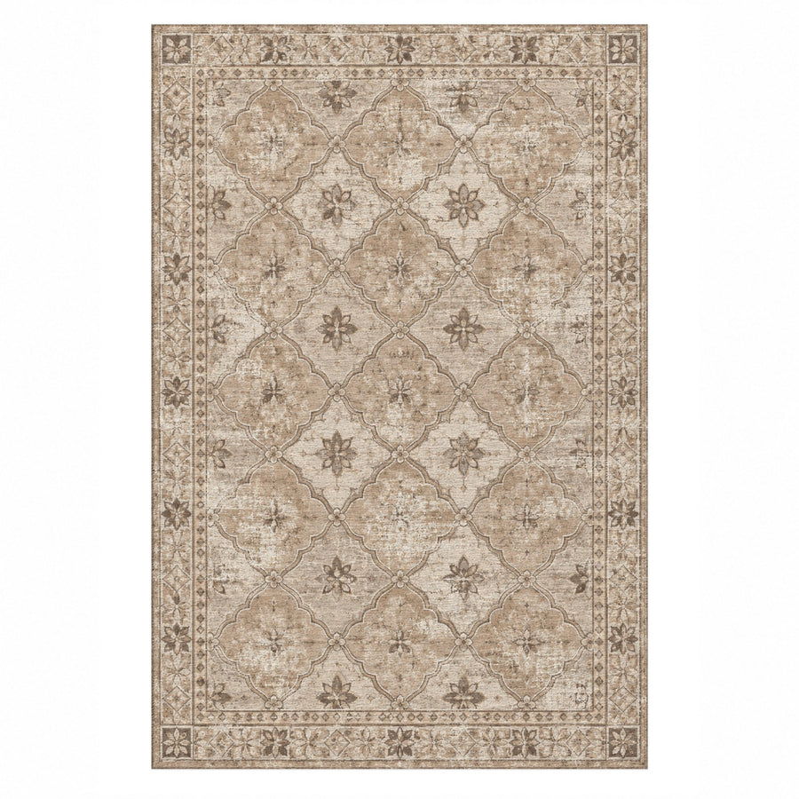 Weathered Mosaic Washable Rug