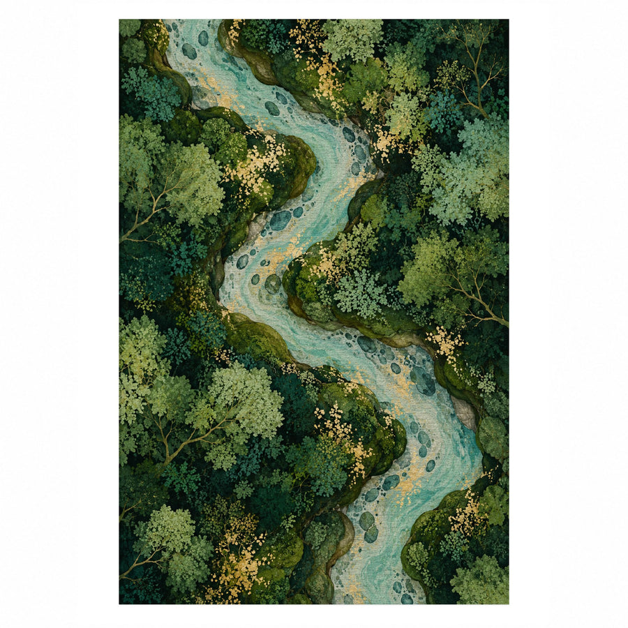 Woodland Stream Washable Rug