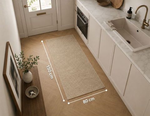 80 × 150 cm rug — Ideal for compact spaces