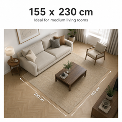 Room size guide for 155 x 230 cm rug